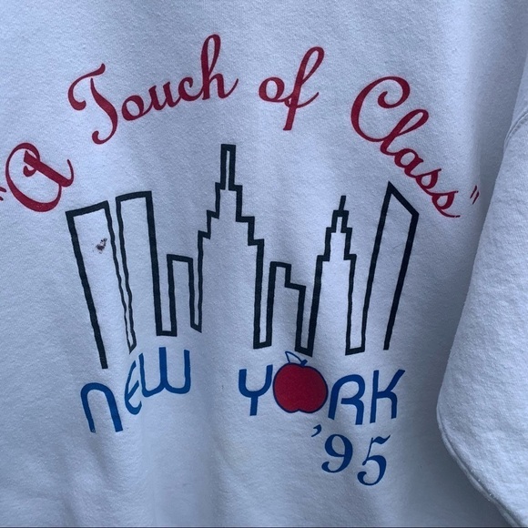 Vintage New York High School Choir Tour Class Trip 1995 Crewneck Sweatshirt - Picture 7 of 8